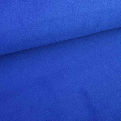 Fleece stof deluxe kobalt