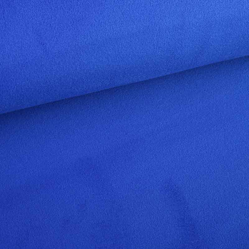 Fleece stof deluxe kobalt