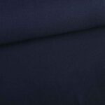 Fleece stof deluxe navy