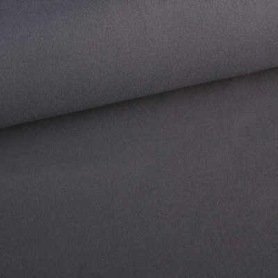 Fleece stof deluxe antraciet