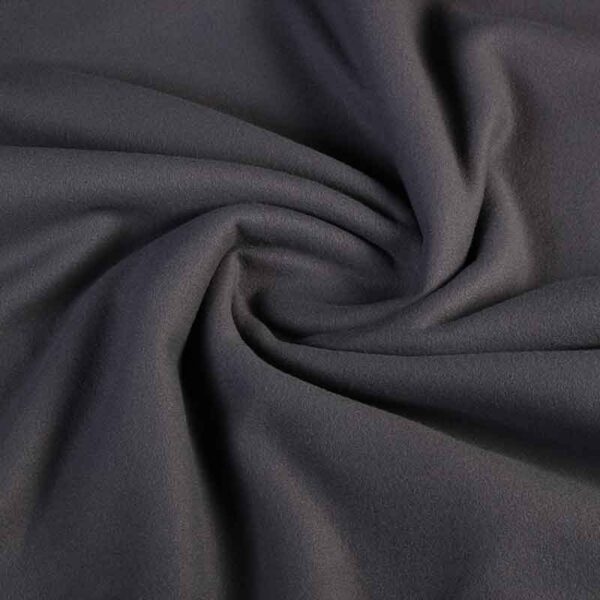 Fleece stof deluxe antraciet