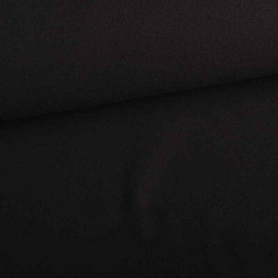 Fleece stof deluxe zwart