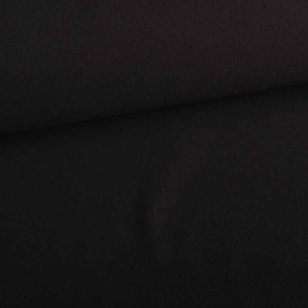 Fleece stof deluxe zwart