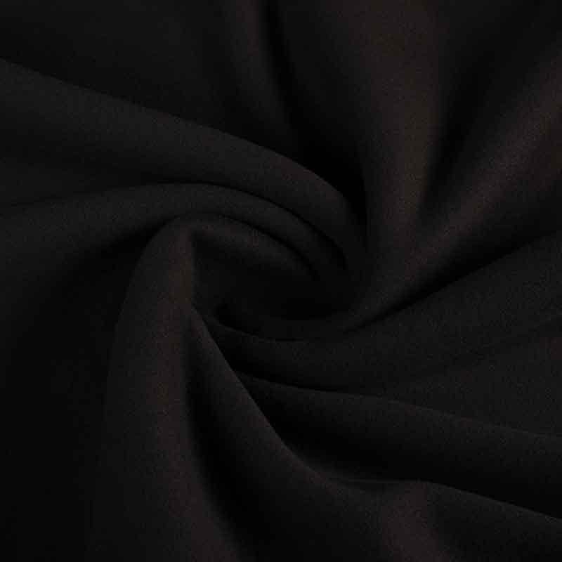 Fleece stof deluxe zwart