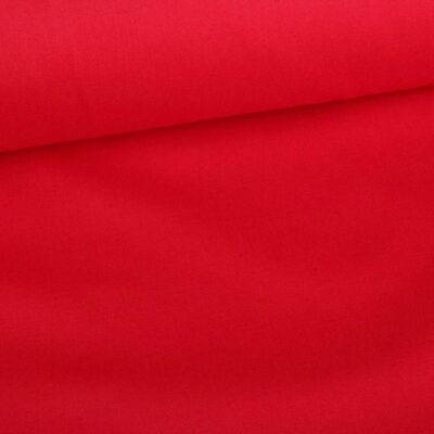 Lakenkatoen dubbelbreed rood