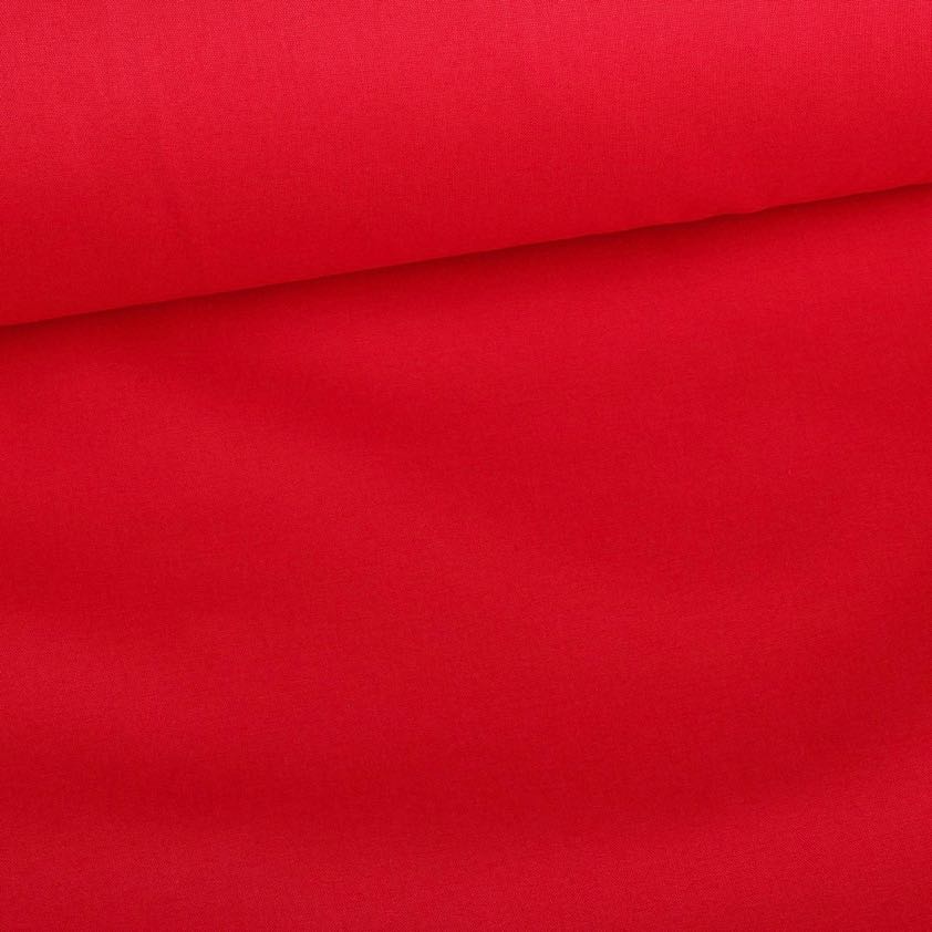 Lakenkatoen dubbelbreed rood