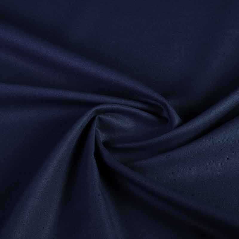 Geweven katoen stof navy