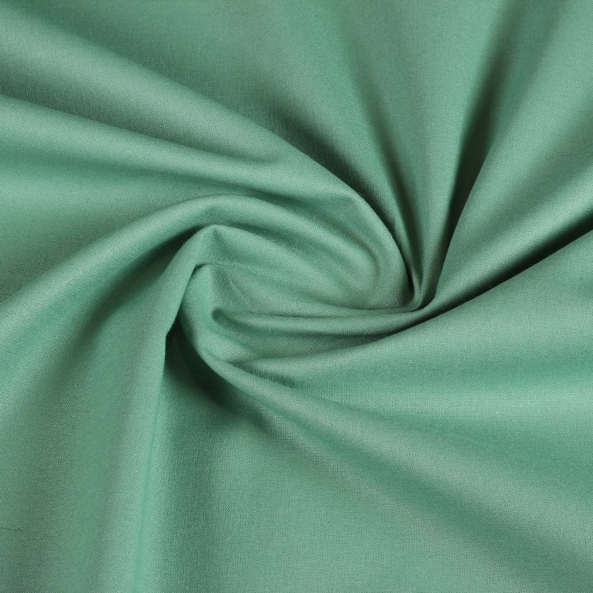 Geweven katoen stof oud groen