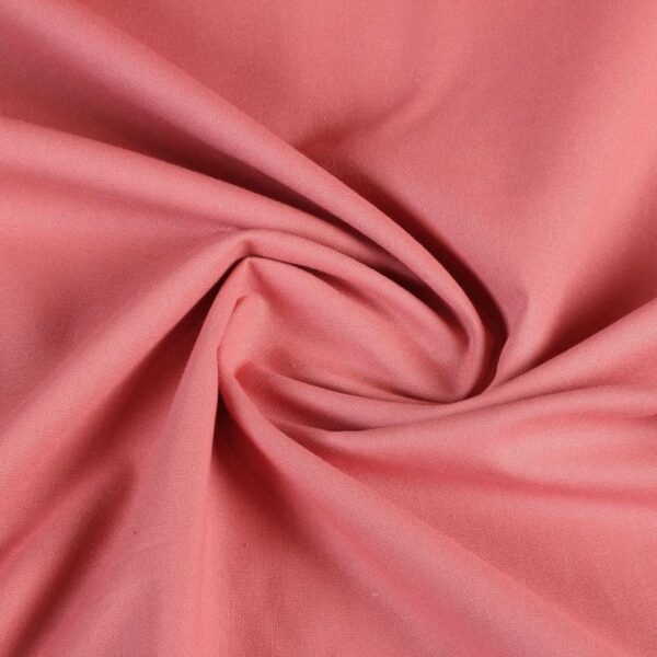 Geweven katoen stof oud roze