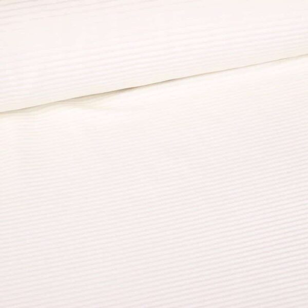Tricot stof rib cord ecru