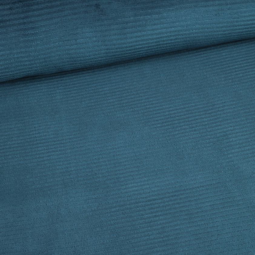 Tricot rib cord stretch groen