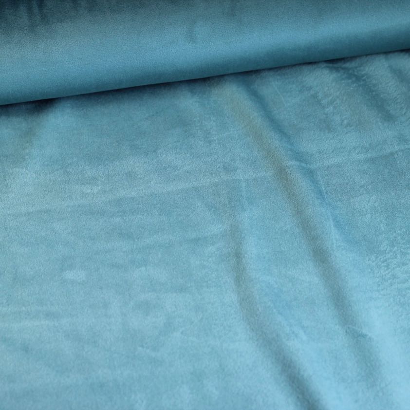 Minky fleece stof oud groen