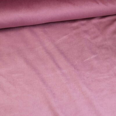 Minky fleece stof oud roze