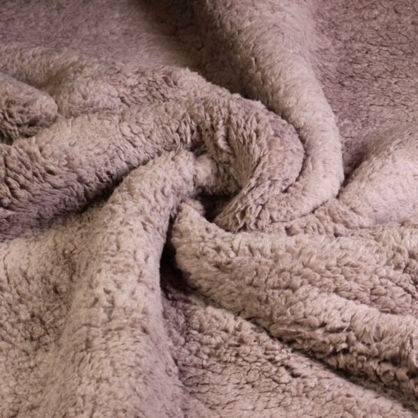 Borg Teddy stof taupe