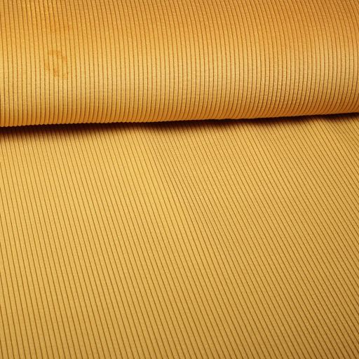 Corduroy stof oker
