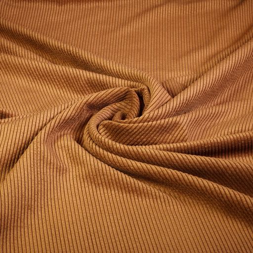 Corduroy stof camel