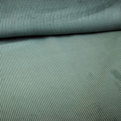 Corduroy stof donkergroen