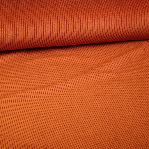 Corduroy stof brique