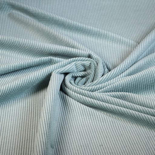Corduroy stof oudgroen
