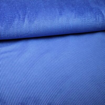 Corduroy stof kobalt