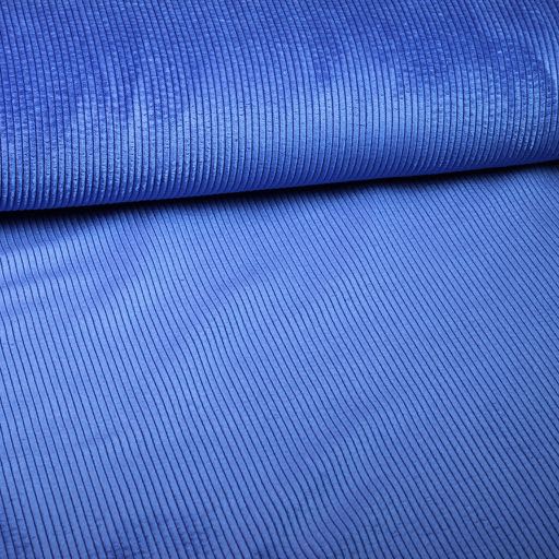 Corduroy stof kobalt