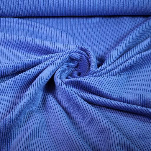Corduroy stof kobalt