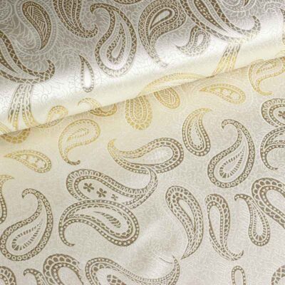 Jacquard paisley goud