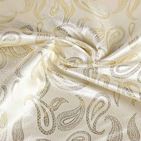 Jacquard paisley goud