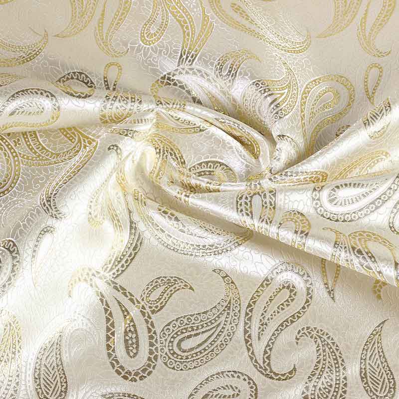 Jacquard paisley goud