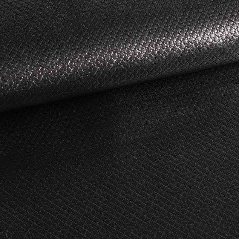 Jacquard stof mini ruit metallic zwart/zilver