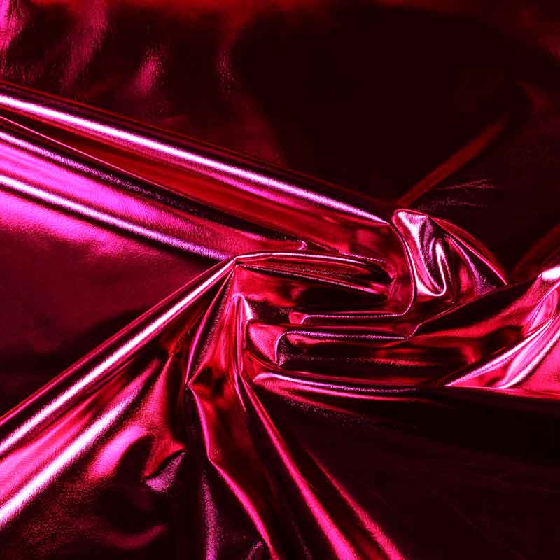 Stretch lamee stof fuchsia