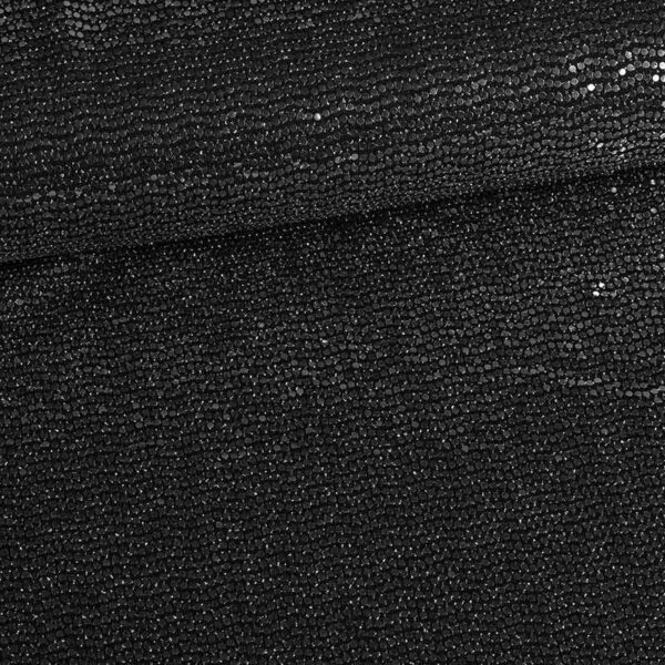 Stretch stof glitter stip zilver