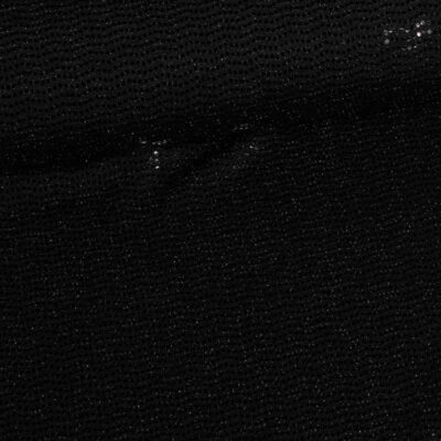 Stretch stof glitter stip zwart