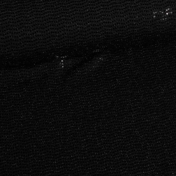 Stretch stof glitter stip zwart