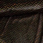 Velours de panne zwart goud