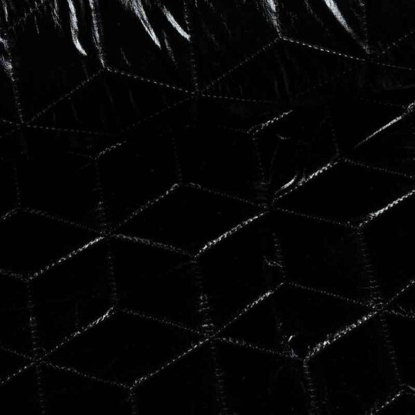 Metallic stof fantasieruit zwart