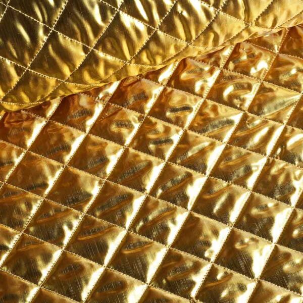 Metallic stof ruit goud