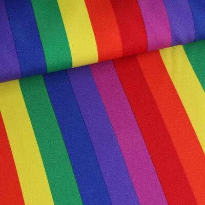 Terlenka streep multicolor