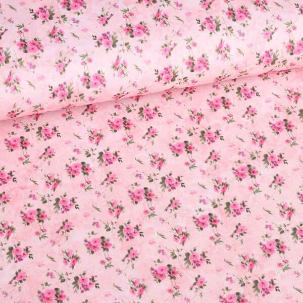Terlenka Mille Fleur stof roze