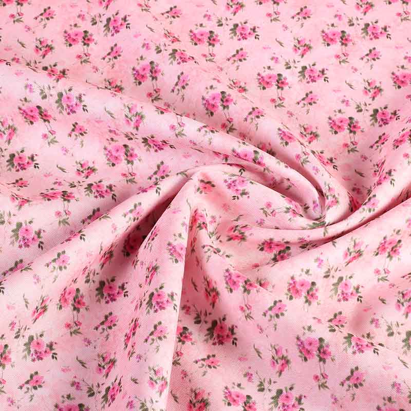 Terlenka Mille Fleur stof roze