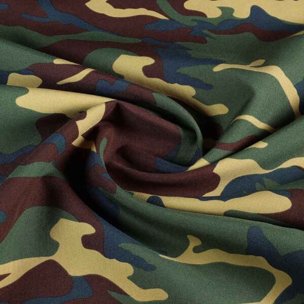 Terlenka stof camouflage groen
