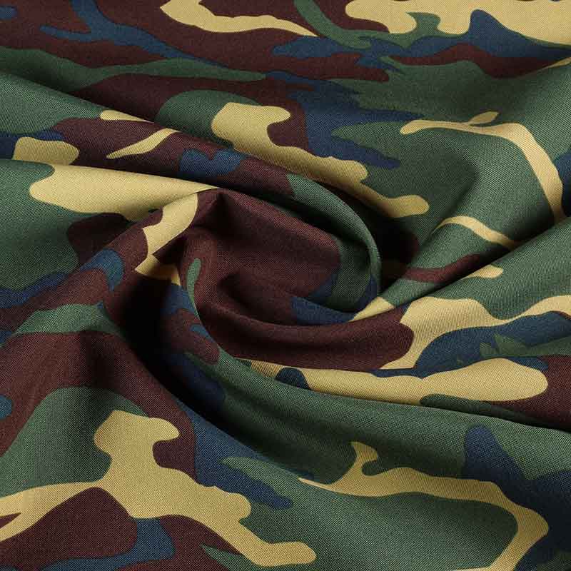 Terlenka stof camouflage groen