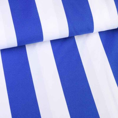 Terlenka streep kobalt wit