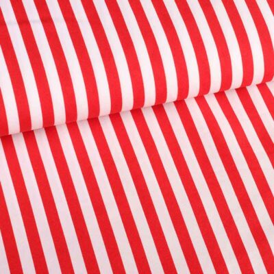 Terlenka streep rood wit