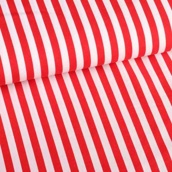 Terlenka streep rood wit