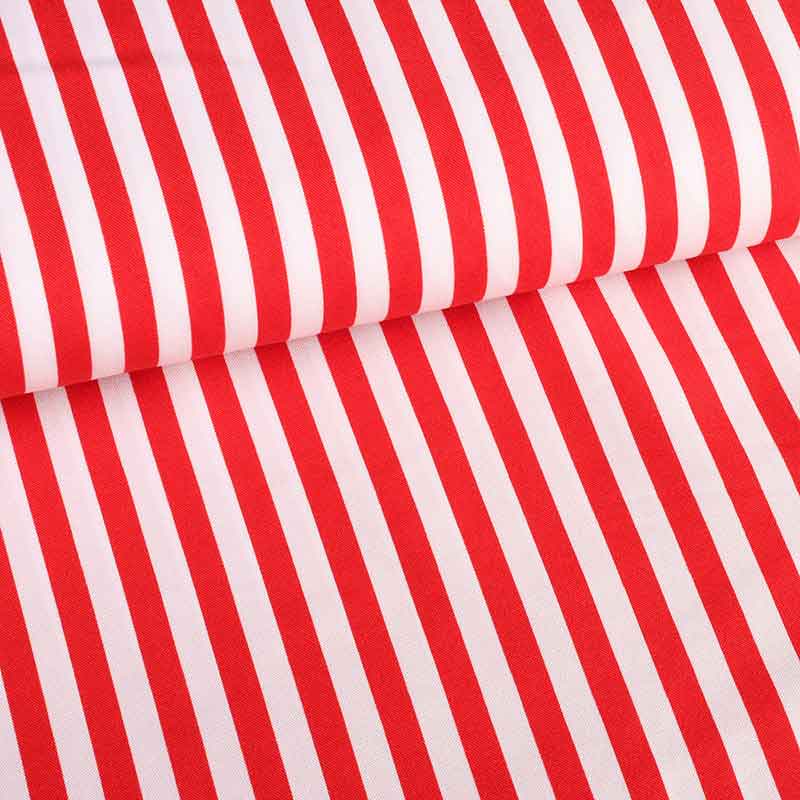 Terlenka streep rood wit