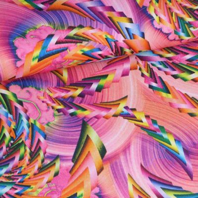 Terlenka stof tornado roze