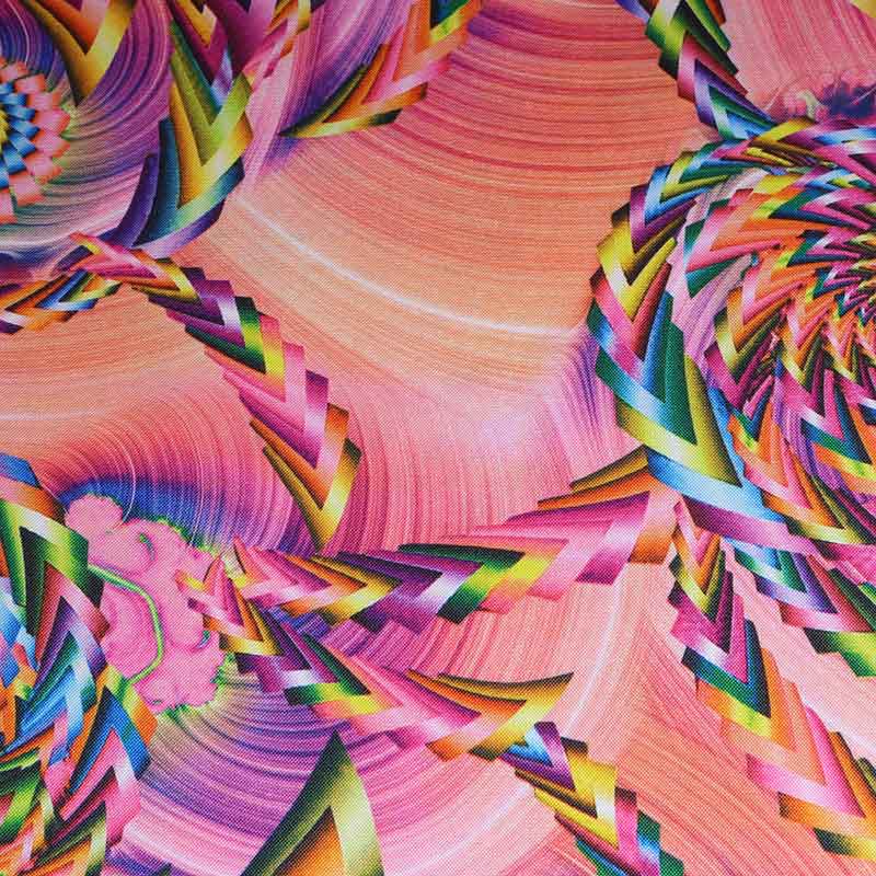 Terlenka stof tornado roze