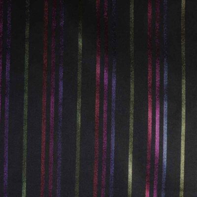 Terlenka stof streep multicolor foil
