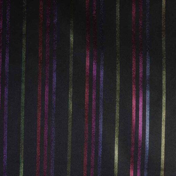 Terlenka stof streep multicolor foil